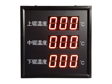 三路温度显示屏