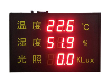 温湿度光照显示屏